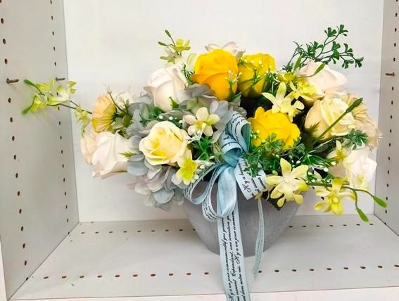 プリザーブド&ソープフラワーアレンジ